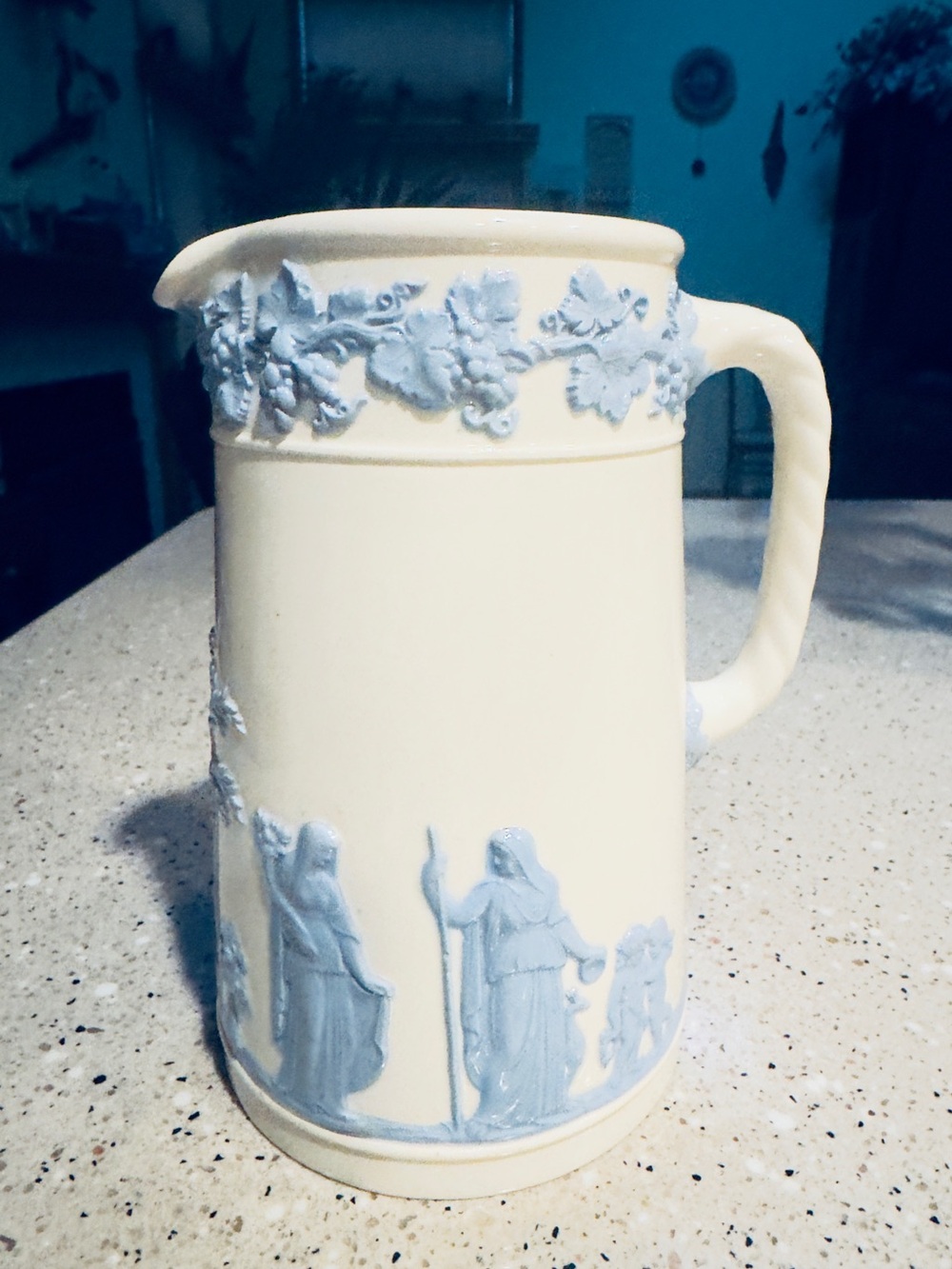 Wedgewood Pitcher 7” tall